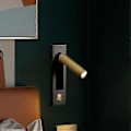 Miniatyrbillede 4 af 5: Læselamper, Sengegavl Væglampe Læselampe Forsænket Trykknap Væg til Stue, Soveværelse 12