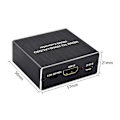 Pikkukuva 2 / 5: 4K HDMI Audio Extractor -muunnin, HDMI - SPDIF -muunnin | HDMI - HDMI ja optinen SPDIF 3,5 mm:n stereotuella, 3D, 1080p