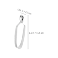 Miniatyrbilde 3 av 3: 4 stk. Rustfritt Stål Sett Spise Sneglegaffel Snegle Bestikk Cocktailgafler Escargot Serveringstang Snegle Tang Gaffelsett