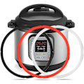 Pikkukuva 1 / 5: 3 KPL Silikonitiivisterengas 8 Qt Instant Pot -paineastiiaan, tiivisterengas 8 Quart, InstaPot-tiiviste 8qt, korvaavat kumitiivisteet, elintarvikelaatuinen silikoni Insta Pot -lisävaruste