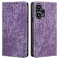 Pikkukuva 1 / 5: Tekstuurikotelo Xiaomi Redmi Note 12 Turbo / Poco F5 5g:lle Rfid-estolla Varustettu Lompakko Magneettinen Nahkainen Kääntötelinekotelo Violetti