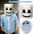 Marshmallow Hodeplagg Full Face Hode Halloween Maskerade Cosplay Kostyme for Menn Kvinner Barn