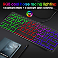 Pikkukuva 2 / 3: Vedenpitävä Mini Compact Gaming Keyboard 64 näppäimelle Gaming Keyboard RGB-taustavalo Ultra Compact Mini Keyboard PC-pelaamiseen