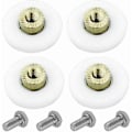 Miniatyrbilde 3 av 5: Skyvedørsrulle, 4 stk Dusjrulle, Dusjtrinse, Hjul for Dusjdør Skyvedørsrulle Erstatningshjul (20MM)