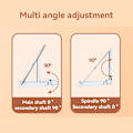 Miniatyrbilde 3 av 3: Basics Multi-Angle bærbar stativ for iPad-nettbrett, e-leser og telefon for direktestrømming, videotitting og nettkurs