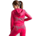 Miniatyrbild 3 av 5: Velour Juicy Sytråd Kostym Hoodies Sammet Dragkedja Sweatshirt Och Byxor Set Sportkläder 2023 Dam Våren/hösten Träningsoverall Korta Toppar Bästa Present Till Jul Red L