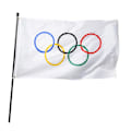 Miniatyrbilde 1 av 5: Foldbar Olympiske leker fem ringer flagg tykkere polyester banner  YIY