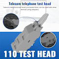 Miniatyrbilde 5 av 5: 10 stk. 110 Test Rj11 Voice Connector Mdf Sjekk Telefon Voice For Krone Module Patch Panel