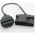 Miniatyrbild 4 av 5: Anslutning för Ford Obd 7-stifts Obd1 till Obd2-omvandlare Adapterkabel Diagnostisk skanner Autodiagnostisk anslutningsadapter LÅNG