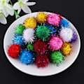 Pikkukuva 2 / 5: 100 kpl 30 mm Mini Fluffy Soft Pom Poms Pompoms Glitter Ball Käsintehty Lapset Lelut DI