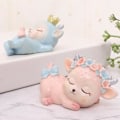 Miniatyrbild 3 av 5: 1/2/3/5 Bedårande djurhjortfigurer leksak för babyshower pojke 7x4x8,5cm 1Set