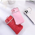 Miniatyrbillede 2 af 5: Etui til iPhone 12 Mini med indbygget ringlys (lyseblå)  (xq)
