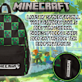 Miniatyrbild 3 av 5: Ryggsäck, Barn, Vuxna, Creeper Gamer Skolväska, Gaming, Svart, One Size