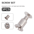 Miniatyrbilde 3 av 5: 3x Skruesett NAB HUB 1/4\" TAPERULL 10.5\" AMPEX TEAC RMGI STUDER REVOX