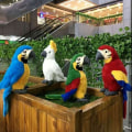 Miniatyrbilde 3 av 5: 25cm naturtro Parrot plysj leker myke simulering Psittacidae Ara utstoppede leker søte ville dyr fugler dukker barn barn gave Green