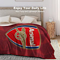 Miniatyrbilde 4 av 5: Arsenal F.c. Ultra-myk mikrofleece-pledd for hjem, sofa, seng, koselig, varm, lett for alle årstider, gavedekorasjoner, 3d-trykt teppe F