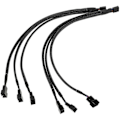 Miniatyrbillede 1 af 2: 2 stk. Fan Splitter 4 Pin Pc Fan Splitter 4 Pin Fan Splitter Fan Splitter 3 Vejs Pwm Fan Splitter