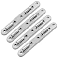 Miniatyrbillede 1 af 5: Træsenge-forbindelsesbeslag, 5 tommer runde sengestøtter i zink, sæt af 4 forbindelsesbeslag, tykkere møbelsengehardware - Yvan