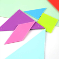 Miniatyrbild 5 av 5: 1 set Tangram-pussel Händer-på förmåga Ljusa färger Lätt Vikt Förälder-barn Interaktivt Pussel Tangram Leksak För Förskola
