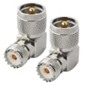 Pikkukuva 3 / 5: UHF-urosliitin UHF-naarasliittimeen So239-liitin Pl259-oikean kulman kulmaliitin Pl259-liitin Uhf-pistoke Uhf 90