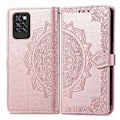 Miniatyrbilde 2 av 4: For Infinix Note 10 Pro Mandala Preget Mønster Horisontal Flip Lærveske med Holder & Kortspor & Lommebok & Lanyard