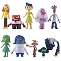 Miniatyrbillede 1 af 4: 10 stk Disney Inside Out 2 Anime Figur Joy, Sorg, Angst, Misundelse, Afsky, Frygt Action Figur Tegneserie PVC Model Legetøj Dukke Børnegave