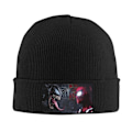 Miniatyrbillede 1 af 5: Venom Vinter Beanie Hat Klassisk Strikket Cuff Beanie Cap Daglig Varmt Hyggelig Skull Cap Blød Ski Hat Til Mænd Kvinder SortWWX168