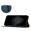 Miniatyrbillede 3 af 5: Kompatibel med Iphone Xr Wallet Case PU Læder Kort Cover med Praktisk Stativfunktion