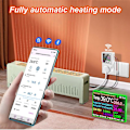 Miniatyrbillede 5 af 5: Tuya Wifi Termostat Stikkontakt 16A AC220V Digital Temperaturregulator Stikkontakt Udløb Timer Switch Se