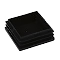 Miniatyrbilde 3 av 4: Plastkvadratrør Rør Innlegg Blanking End Caps 50mm 2 Tommer 4 stk