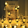 Miniatyrbild 5 av 5: Mini Kerosene String Lights Retro Golden Palace Decorative Lights Led String Lights Indoor Outdoor String Lights för trädgård semester bröllop fest sovrum