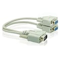 Pikkukuva 2 / 5: Sinknap 2 VGA SVGA Monitor Uros-uros Y-jakajakaapeli 15-nastainen ulkoinen sovitin