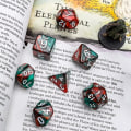 Miniatyrbillede 4 af 5: Dnd terninger, 6 x 7 sæt polyhedral dobbelt-farvede terninger sæt poser til Dungeon And Dragons Mtg brætspil Rpg Dnd D20 D12 D10 D8 D4