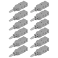 Miniatyrbilde 1 av 5: 10 stk. 110 Test Rj11 Voice Connector Mdf Sjekk Telefon Voice For Krone Module Patch Panel
