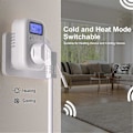 Miniatyrbilde 4 av 5: 220V Temperaturregulatorplugg med sensor, Digital termostatplugg, Sokkeltermostatbryter for drivhus EU-plugg