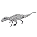 Miniatyrbillede 2 af 4: Stor størrelse Jurassic Indominus Rex Simulation Dinosaur Model Legetøj Pvc Actionfigur