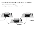 Miniatyrbillede 5 af 5: Dc 0-10v Dimmer Switch Serieforbindelses Synkronstyring Rotations On/off kompatibel med 0/1-10v Dæmpbar Led