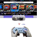 Miniatyrbild 4 av 5: Trådlös Spelkontroll 2.4G Gamepad Joystick Kompatibel med SNES Mini PC Windows NS Switch