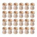24 st Trääggställ Eggkoppar Äggförvaring Easter Egg Cups För Hemmet