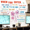 Miniatyrbillede 5 af 5: Inspirerende citater til væggen på kontoret - Positive ordsprog - Wallstickers - Skrælles af og klæbes på - DIY-stickers - Motiverende teamwork-wallstickers til kontorindretning