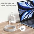 Pikkukuva 2 / 5: 140W Type C - MagSafe 3 -sovitinkaapeli Macbook Pro Air Silverille