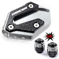 Miniatyrbilde 5 av 5: For Yamaha Tracer 900 /gt 700 /gt Tracer 9/gt 7/gt Mt-09 Sp Mt07 Cnc Side Støtteutvidelse Og Dekkventil Lufthetter