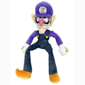 Miniatyrbild 1 av 3: Super Mario All-Stars 1422 Waluigi Plyschleksak, 12,5 tum, Flerfärgad