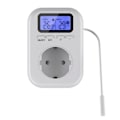 Miniatyrbilde 1 av 5: 220V Temperaturregulatorplugg med sensor, Digital termostatplugg, Sokkeltermostatbryter for drivhus EU-plugg