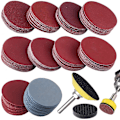 Miniatyrbillede 1 af 5: Slibeskiver Pad Kit, Pakke med 100 Slibpapir med Svamp Puder