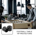 Miniatyrbillede 2 af 3: 8 stk. Bordfodbold Sikkerheds Endestykker Rør Stolpe Dækning Fodboldbord Tip Beskyttere