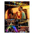 Miniatyrbillede 5 af 5: Camping String Lights, 3 i 1 Solcelledrevet Campinglys, Lommelygte, 3600mAh Bærbar Oplader, 32,8FT S