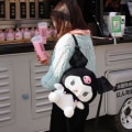 Pikkukuva 5 / 5: Kuromi My Melody Pehmolelu Laukku Söpö Piirretty Olkalaukku Koululaukku Cosplay Reppu Hieno