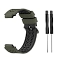 Miniatyrbillede 2 af 5: Silicone Urrem til Garmin Approach S2 / S4 Hærgrøn Sort