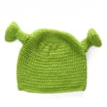 Monster Shrek Vinterstickad Beaniehatt Nyhet Ull Rolig Mössa Jul